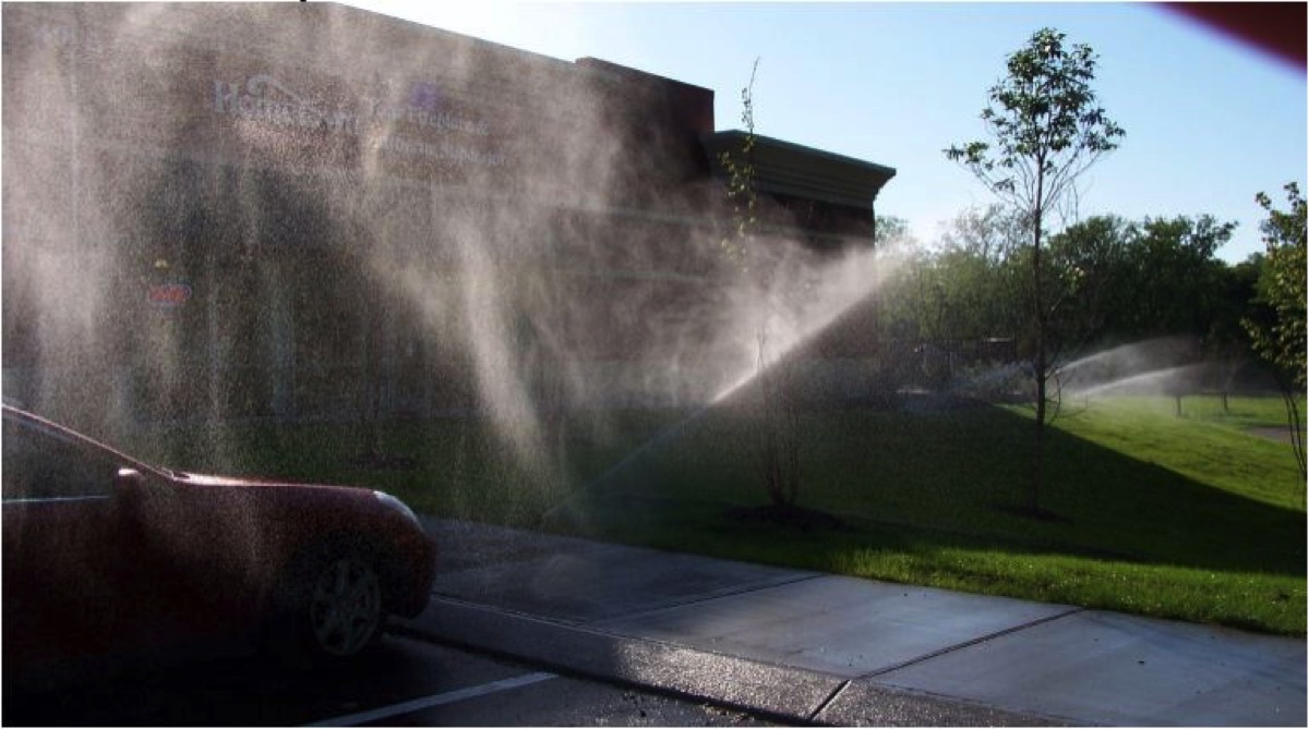 Close Up of Sprinkler Head